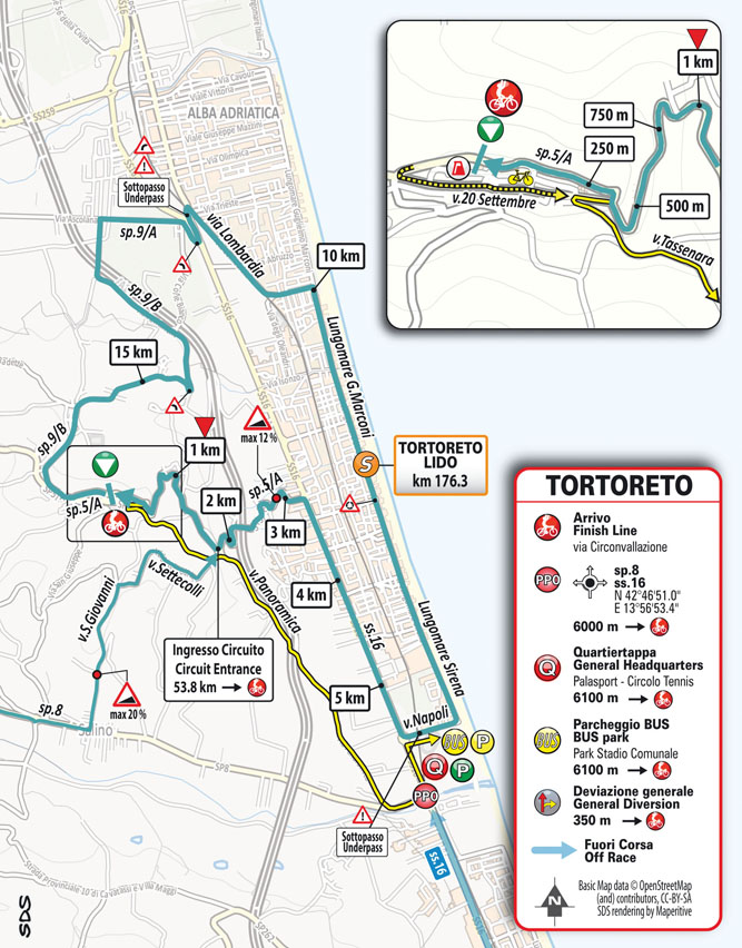 Arrivo/Finish Tappa 4 Tirreno-Adriatico 2023