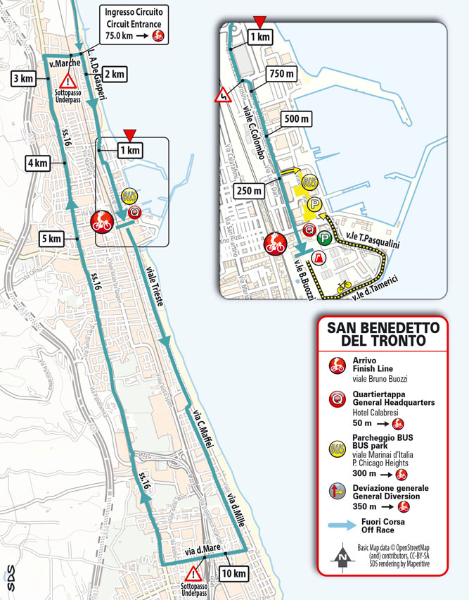Arrivo/Finish Tappa 7 Tirreno Adriatico 2024