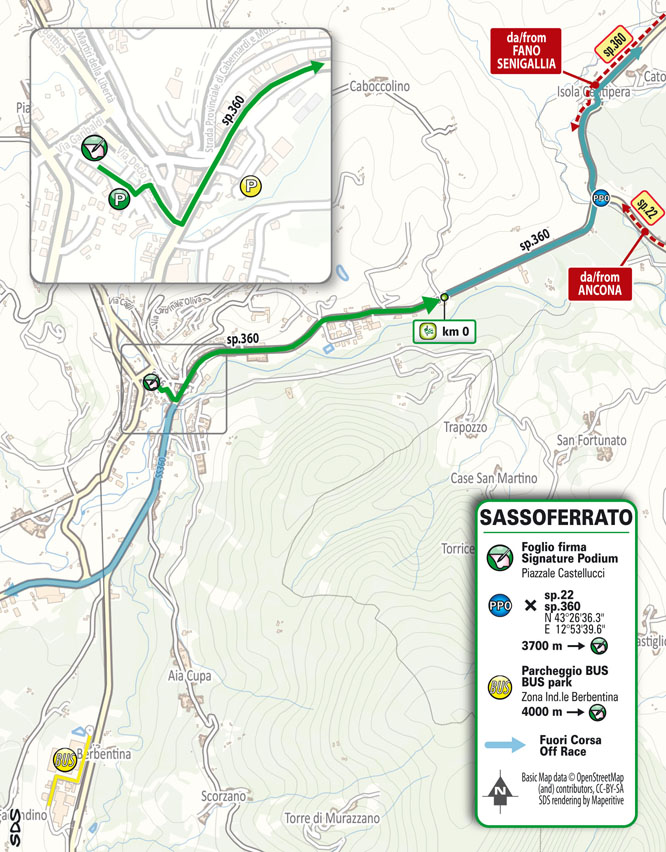 Partenza/Start Tappa 6 Tirreno Adriatico 2024
